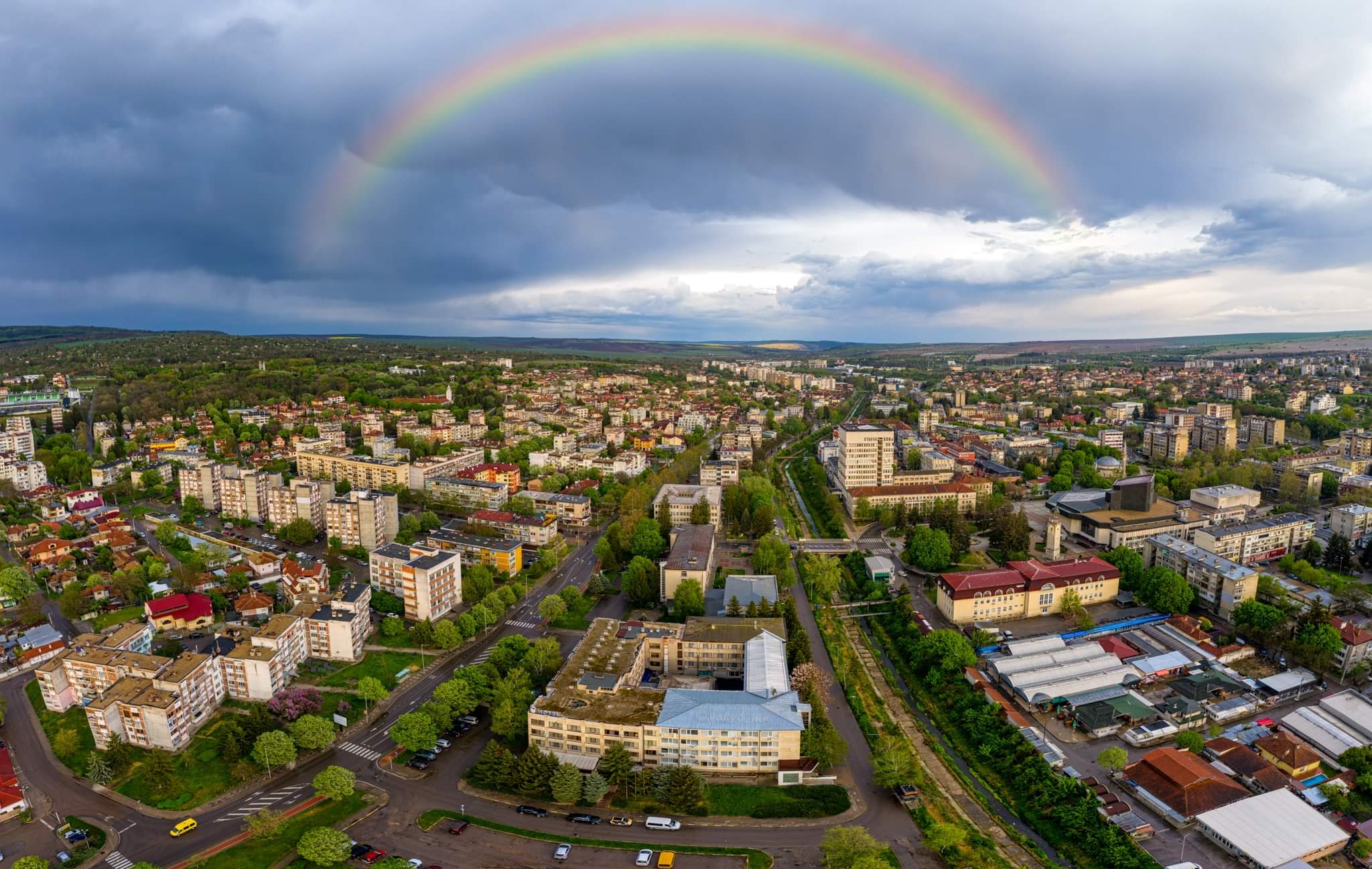 Снимка отвисоко на Разград